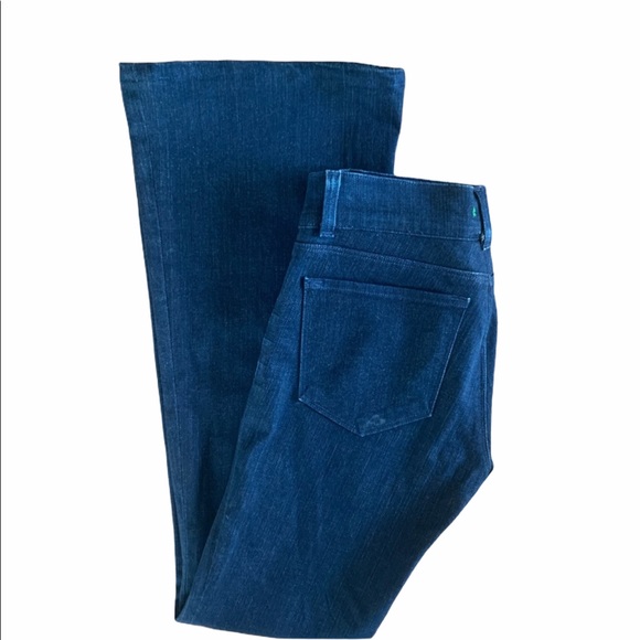 J Brand Lovestory Bellbottom Jeans Dark Wash (27) - Picture 5 of 10